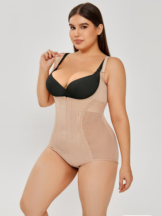 Plus Size Tummy Control Shapewear | High Waist Seamless Body Shaper | Slimming Compression Underwear for Women